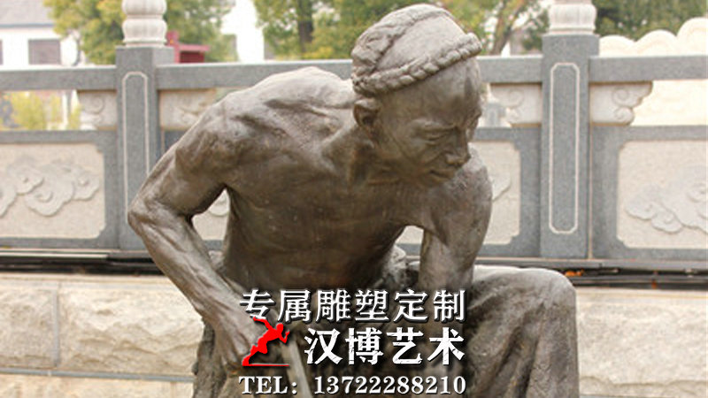 工匠雕塑,民俗文化人物銅雕,廣場(chǎng)景觀雕像