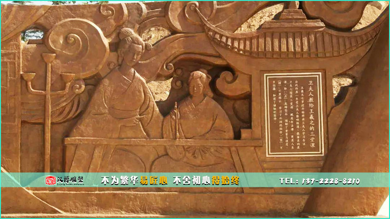 古人物銅雕,寫(xiě)字雕像,文化藝術(shù)雕塑